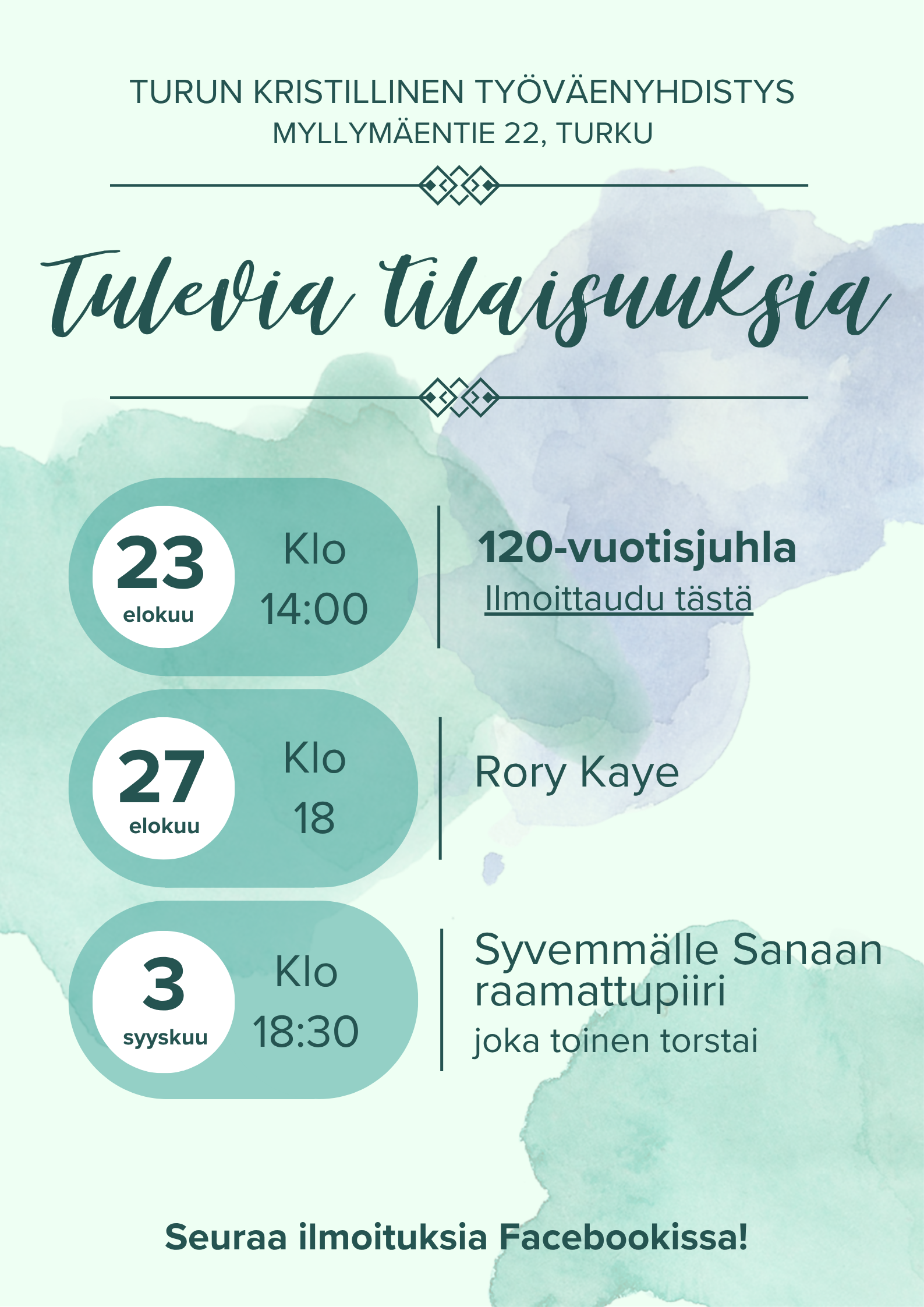 Työkkärin ilmoituksia syksyn 2026 aloitus Työkkärin ilmoituksia syksyn 2026 aloitus